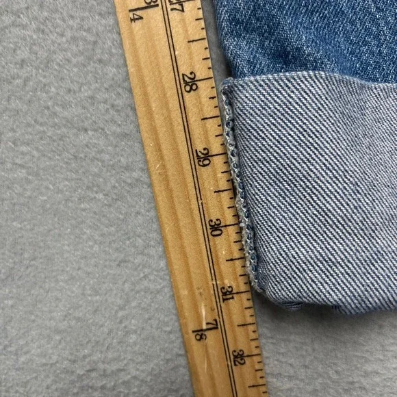 Anthropologie PILCRO Austyn High ‎ Rise Cuffed Wide Leg Jeans Women 26 Relaxed - Picture 4 of 11